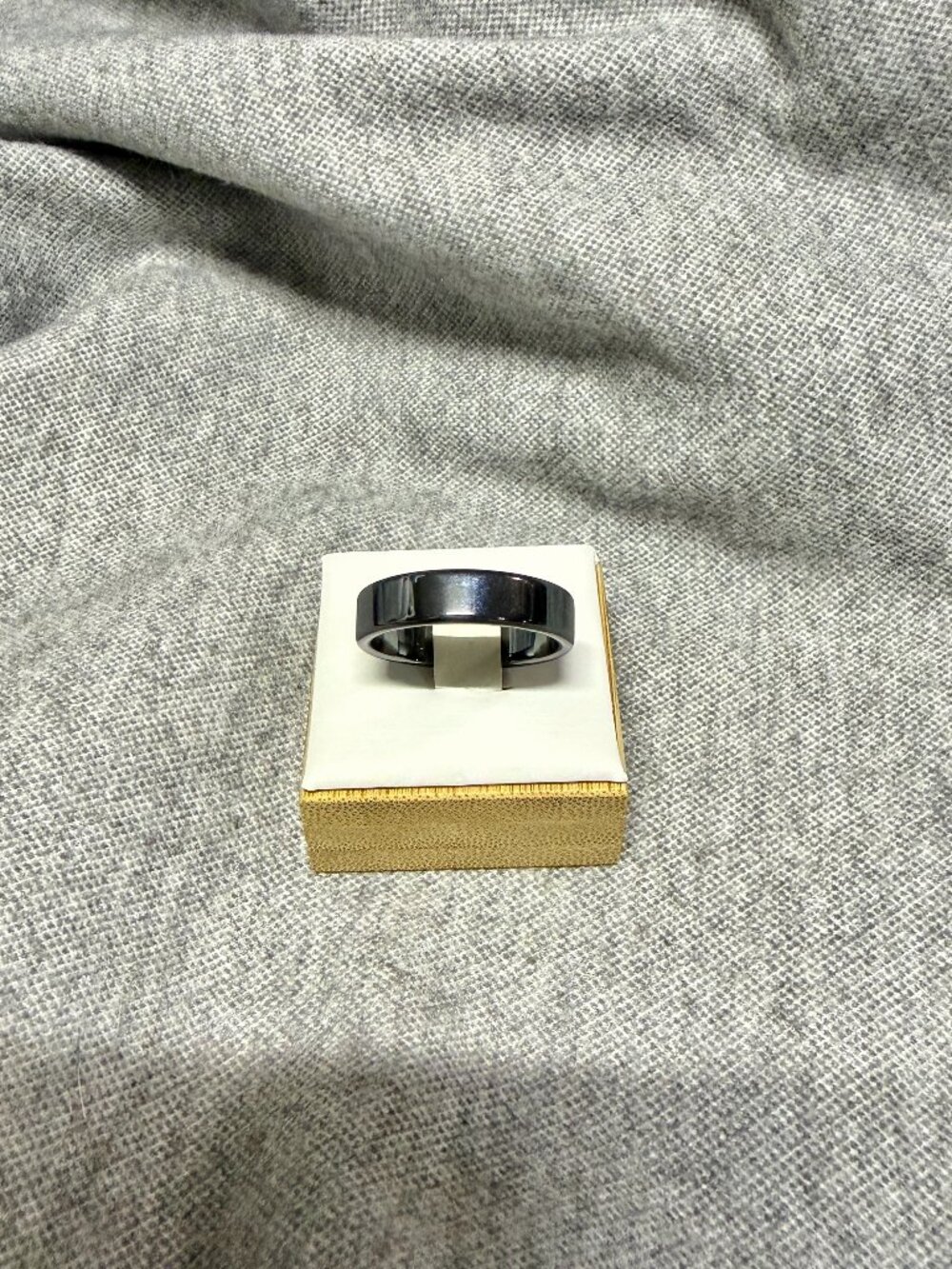 Black Hematite Ring